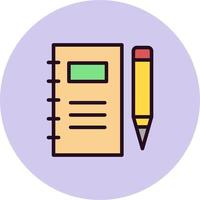Notebook Vector Icon