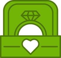 Wedding ring Vector Icon