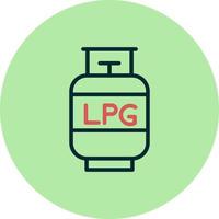 Gas Cylinder Vector Icon