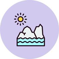 Glacier Vector Icon