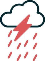 Thunderstorm Vector Icon