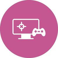 Playing Videogame Vector Icon