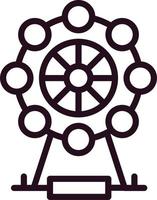 Ferris Wheel Vector Icon