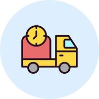 Delivery Time Vector Icon