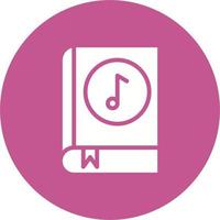 icono de vector de audiolibro