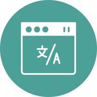 Online Translator Vector Icon