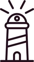 Lighthouse Vector Icon