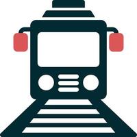 icono de vector de tren