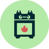 Gas Stove Vector Icon