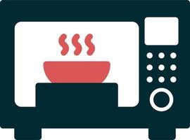 Microwave Oven Vector Icon