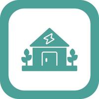 Eco Home Vector Icon