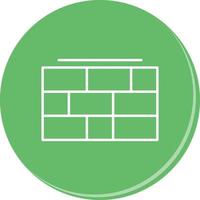 Brick wall Vector Icon