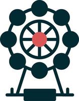 Ferris Wheel Vector Icon