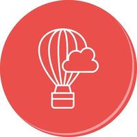 Hot Air Baloon Vector Icon