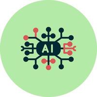 Artificial Intelligence Vector Icon