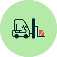 Forklift Vector Icon