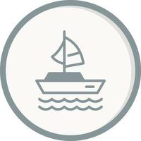 Sailing Boat Vector Icon