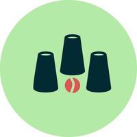 Cups Game Vector Icon