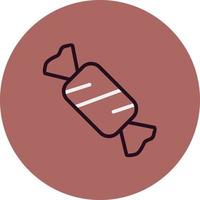Inclined Candy Vector Icon