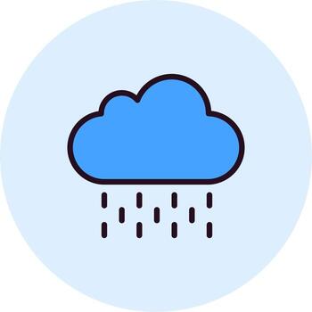 icono de vector de nube