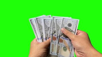 Grün Bildschirm, Grün Bildschirm Geld, Geld Dollar Rechnung, Grün Bildschirm Dollar Rechnungen video