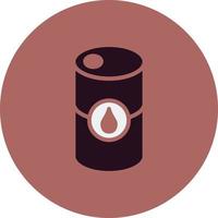 Oil Barrel Vector Icon