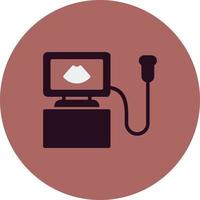 Ultrasound Machine Vector Icon