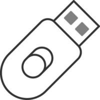 Flash drive Vector Icon