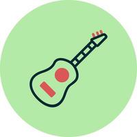 icono de vector de guitarra