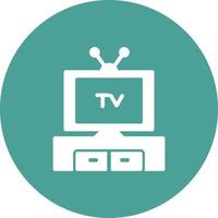 acecho televisión vector icono