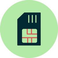 Sim Card Vector Icon