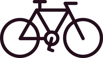 icono de vector de bicicleta