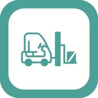 Forklift Vector Icon