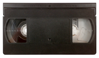 VHS tape on transparent background png