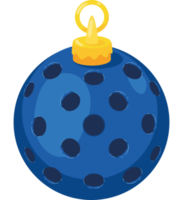 christmas blue ball decoration png