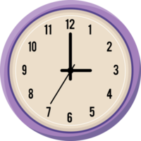 lila Mauer Uhr png