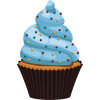 sweet cupcake with chips png