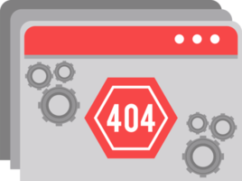 404 fel i webbsida mall png