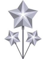 silver stars balloons helium png
