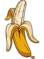 estilo pop art de banana png