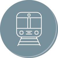 icono de vector de tren