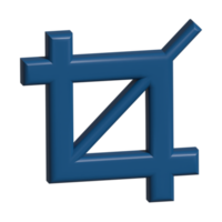 3d icon of crop png