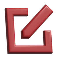 3d icon of edit png