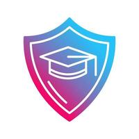 Education Insurance Vector Icon