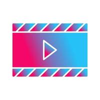 Unique Video and Animation Vector Icon