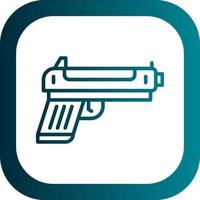 icono de vector de pistola