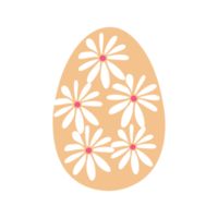 glücklich Ostern Ei Kunstwerk, Ostern Ei Blumen- Design. png