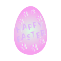 glücklich Ostern Ei Kunstwerk, Ostern Ei Blumen- Design. png