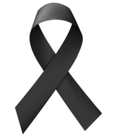 Black awareness ribbon png