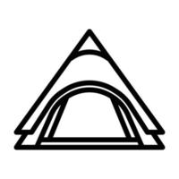 Tents icon. Camping tent and tarp. Vector illustration.